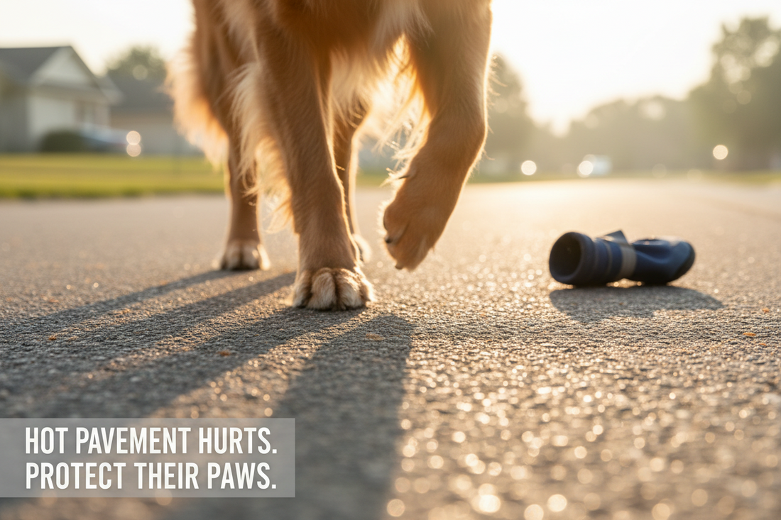 How to Keep Your Dog's Paws Cool in the Heat