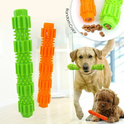 Pet Dog Cleaning Chew Toys For Aggressive Dogs Rubber Molar Stick Dog Oral Teeth