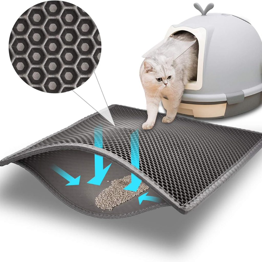 Kitty Cat Litter Mat Trapping Honeycomb Double Layer