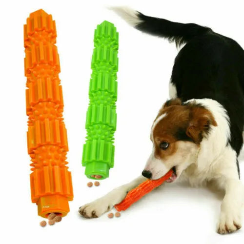 Pet Dog Cleaning Chew Toys For Aggressive Dogs Rubber Molar Stick Dog Oral Teeth