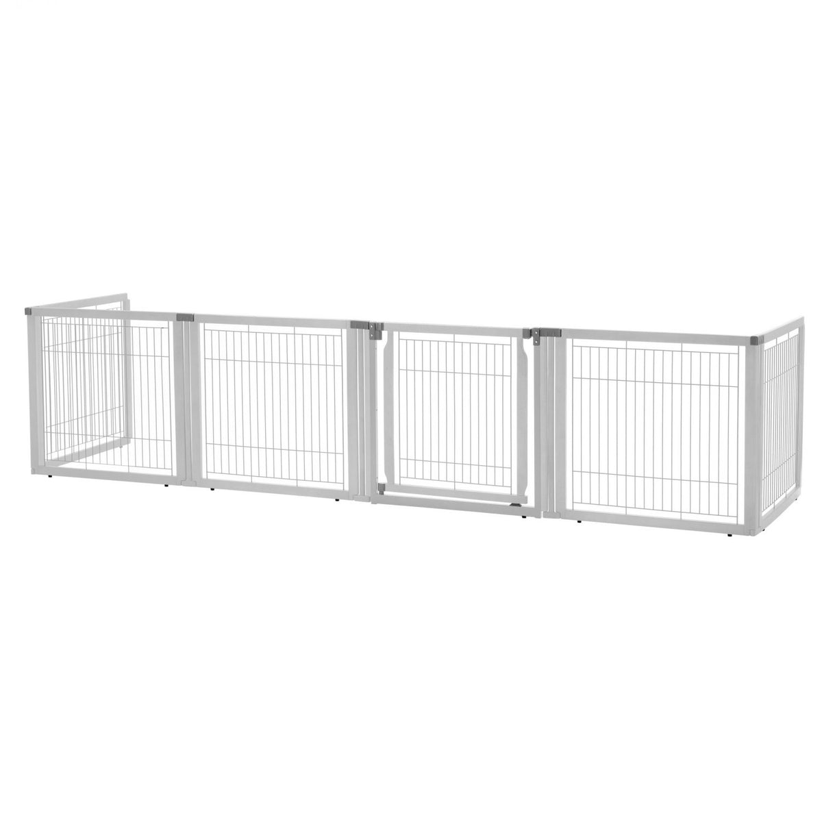 Convertible Elite 6 Panel Pet Gate - Origami White