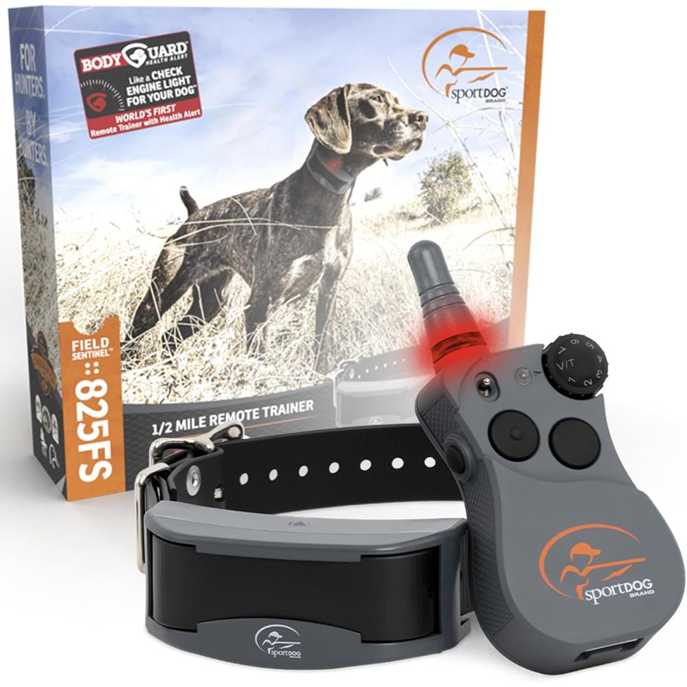 SportDOG Brand FieldSentinel 825 Remote Trainer with Bodyguard Health Alerts