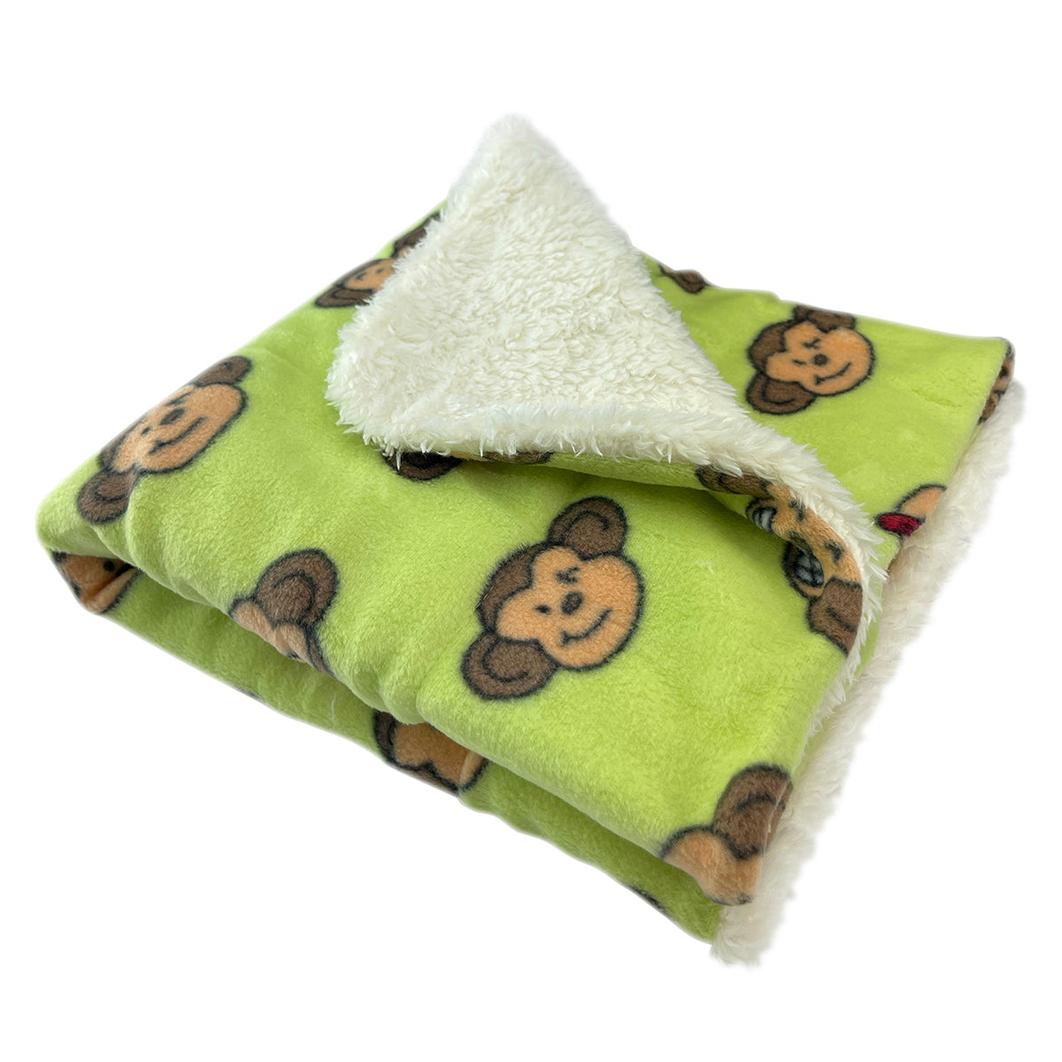 Silly Monkey Ultra-Plush Blanket - Lime
