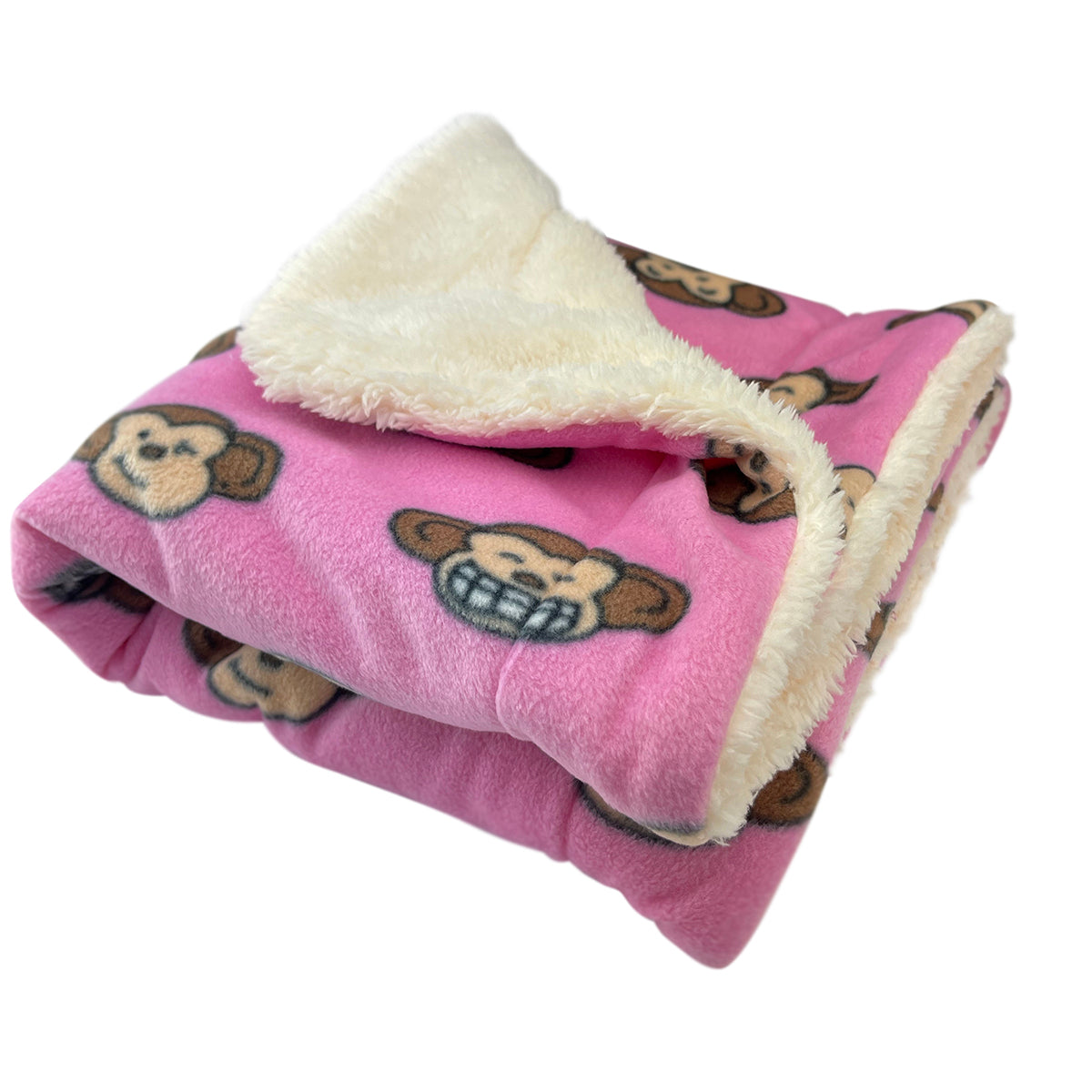 Silly Monkey Ultra-Plush Blanket - Pink