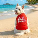 The Aloha State Dog Shirt - Red