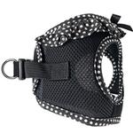 Choke Free Dog Harness Polka Dot Collection - Black and White Polka Dot