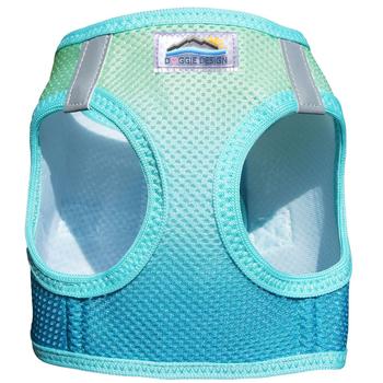 American River Choke Free Dog Harness Ombre Collection - Aruba Blue