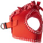 Choke Free Dog Harness Polka Dot Collection - Red Polka Dot