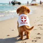 Beach Patrol Dog Shirt - White