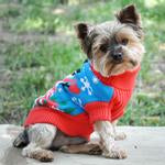 Combed Cotton Ugly Snowman Holiday Dog Sweater