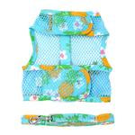 Cool Mesh Dog Harness with Leash - Pineapple Luau