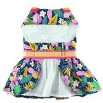 Fiesta Floral Dog Dress with Matching Leash
