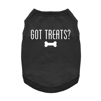 Got Treats Dog Shirt - Black