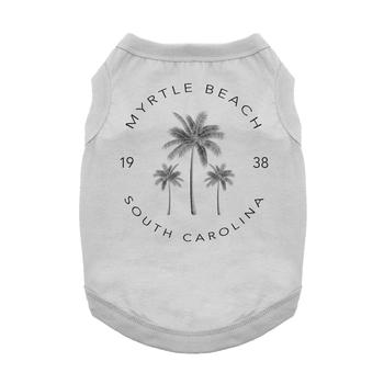 Myrtle Beach, SC Dog Shirt - Gray
