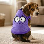 Nervous Face Dog Shirt - Ultra Violet