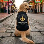 New Orleans LA Dog Shirt - Jet Black