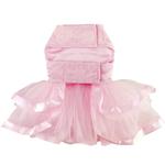 Pink Lace & Ruffles Dog Dress with Matching Leash