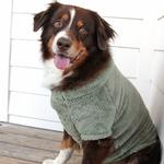 Soft Plush Pullover - Moss Green