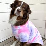 Soft Plush Pullover - Tie-Dye Pink & Purple