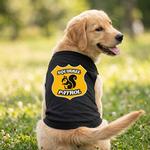 Squirrel Patrol Dog Shirt - Jet Black