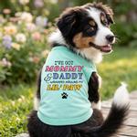 Wrapped Around My Lil Paw Dog Shirt - Teal